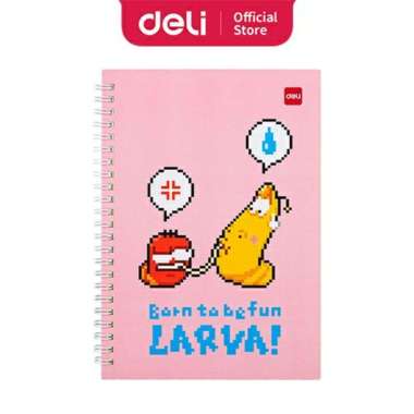 MYUME.STORE || NOTEBOOK DELI EDISI LARVA Pink