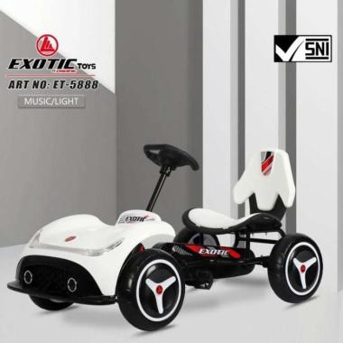 SEPEDAH MAINAN ANAK GOKART GOWES EXOTIC ET-5888 Putih