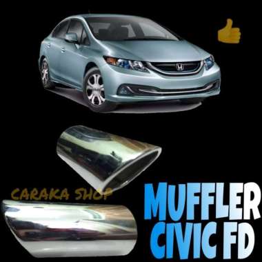 Muffler Ujung Knalpot CIVIC FD Mufler Sambungan Pipa Knalpot CIVIC Multicolor