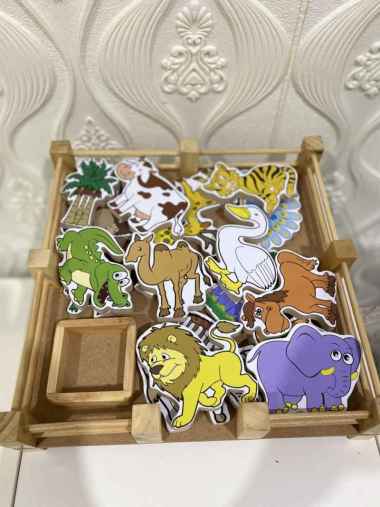 Wooden Animals Zoo (Big Size) / Mainan Kayu