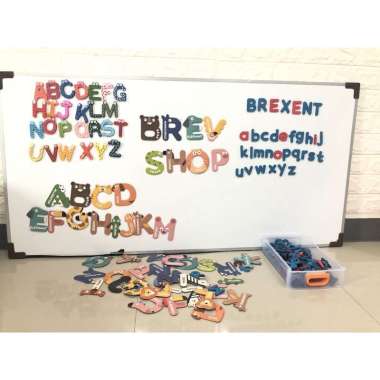 Papan tulis anak Papan tulis magnet mainan magnet alphabet magnet abc magnet Papan 60x120