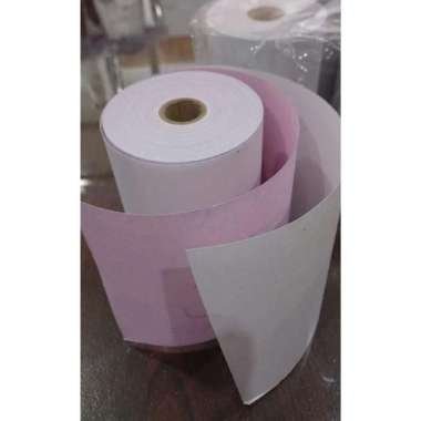 Kertas Struk Hvs 2Ply 75X60 Printer Kasir Dot Matrix (Putih,Pink)