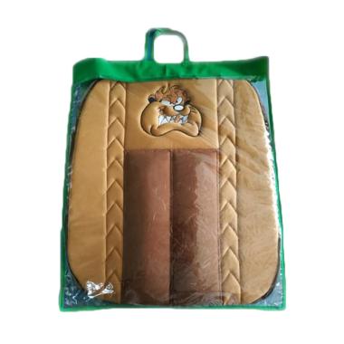 Pada Senang Motif Taz Mania Cover Sandaran Jok Mobil BROWN