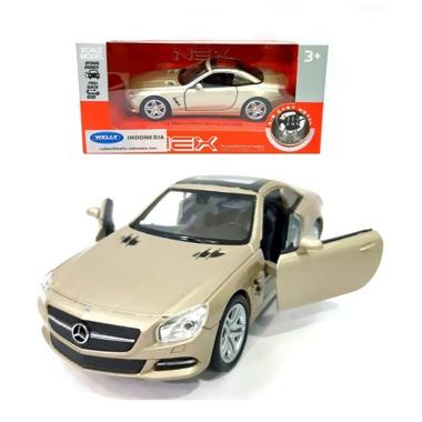Welly 43662H-CW 12 Mercedes Benz SL500 Diecast - Cream [1:36]