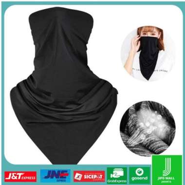 New Laamei Slayer Masker Penutup Wajah Buff Outdoor Scarf F740 Black