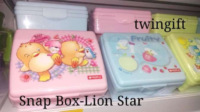 Kotak Bekal Makanan, Lion Star-Snap Box.