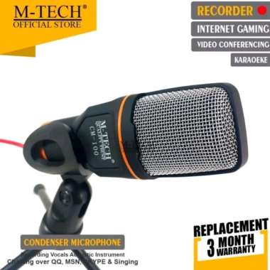 Mic Condenser Mtech CM-100 Professional Condenser Microphone