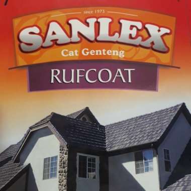 Cat Genteng Sanlex @5 kg ROOF COAT - 924 Brick Red 921 Maroon