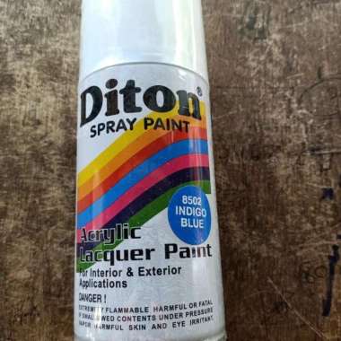 Cat Semprot Diton Indigo Blue 8502 Spray Paint X Pylox Pilok Biru