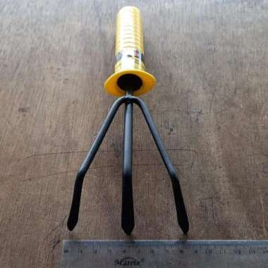 Garpu Garukan Besi Mini Kebun Taman Garden Gagang Plastik Bestguard