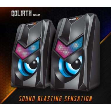 Speaker gaming RGB INBOX GS-01 Goliath GS 01 Speaker PC USB SUPER BASS