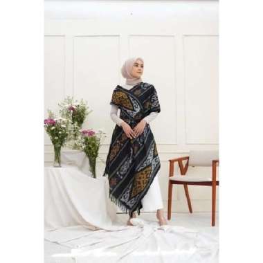 DRESS TENUN PRINCESS TENUN IKAT ORY DRESS ETNIK BATIK KHAS INDONESIA ALLSIZE KAYLA