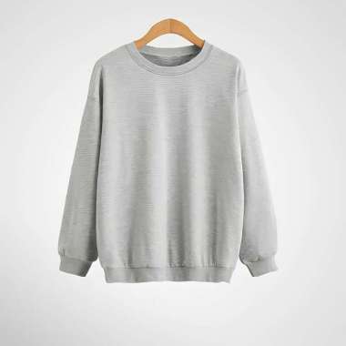 Harga Crewneck Wanita Polos Grey 