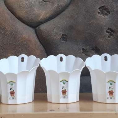 Pot Tanaman Bunga gantung Dinding plastik vas Greenleaf 6358