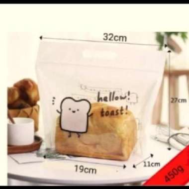 Plastik Roti ZipLock / Kantong Roti / Kantong Plastik Roti Tawar Donat Hello