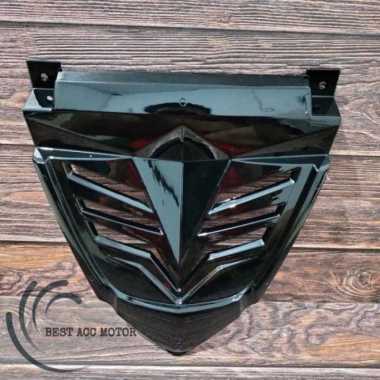 VGRILL NINJA 250 FI NEW 2018 2019 2020 COVER TUTUP MESIN NINJA 250 FI Hitam Warna