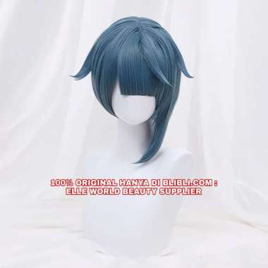 RAMBUT PALSU WIG XINGQIU GENSHIN IMPACT COSPLAY GAME WIG XING QIU GENSHIN IMPACT WIG CEWE CEWEK WANI