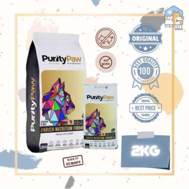 PURITY PAW CAT FOOD FOR ALL LIFE STAGE 2 KG FRESHPACK