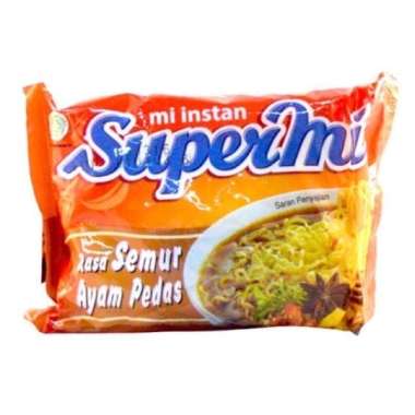 Promo Harga Supermi Mi Instan Semur Ayam Pedas 70 gr - Blibli