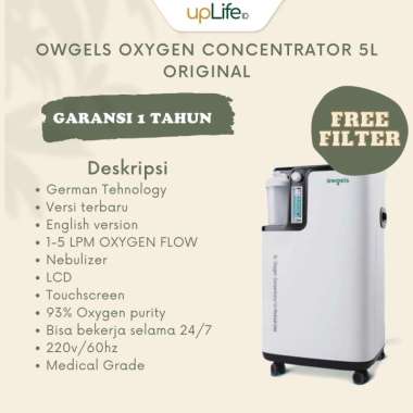 Owgels Oksigen Konsetrator Nebulizer 5L OZ-5-01TW0