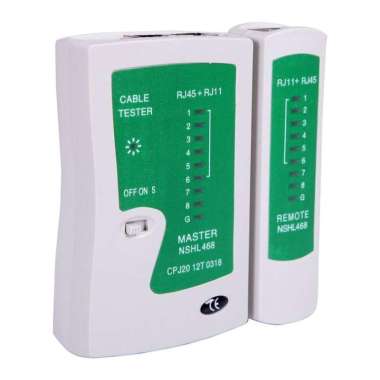 LAN Tester / Alat Cek Kabel LAN / Pendeteksi Kabel LAN RJ11 & RJ45