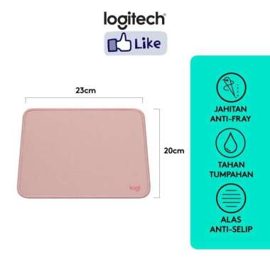 MOUSEPAD GAMING LOGITECH MOUSE PAD STUDIO SERIES DARKER ROSE