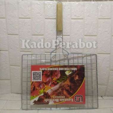 jepitan bakaran sate - tempat bakar ikan - jepitan ikan bakar LB