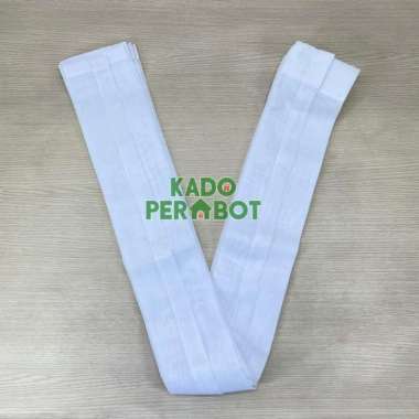 tirai putih rumah makan - tirain bolong bolong - hordeng 1x1 etelase