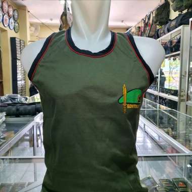 kaos singlet KOSTRAD Hijau | singlet Logo | singlet tentara | Singlet KOSTRAD