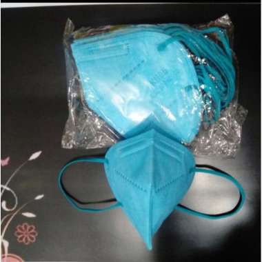 Masker medis 5 ply KN95 Disposable Respirator KN95 earloop biru
