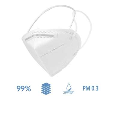 Masker medis 5 ply KN95 Disposable Respirator Hijab KN95 Putih