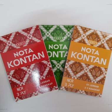 Kiky Nota Kontan kecil 3 ply