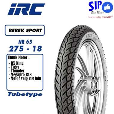 Ban Tiger megapro rxking IRC NR65 275 18 tubetype bukan tubeless