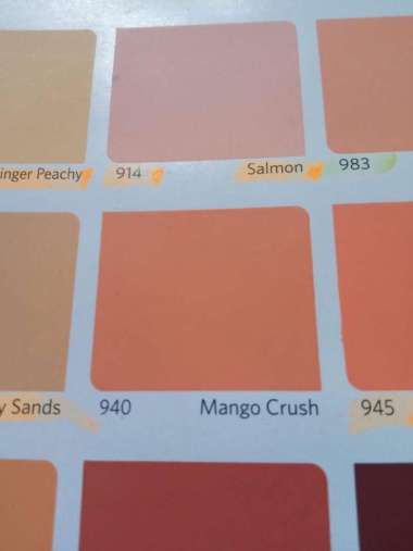 Cat Tembok 940 Mango Crush Orange Vinilex 5 kg Interior Dinding Rumah