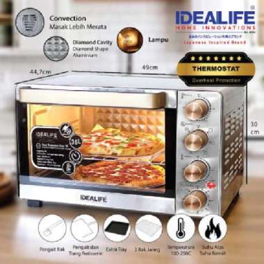 OVEN 35LT IL-335 IDEALIFE / OVEN LISTRIK IDEALIFE