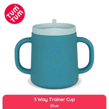 TUM TUM Silicone 3 Way Trainer Cup - Blue