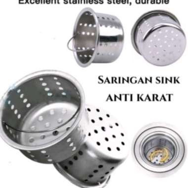 Saringan Afur/Saringan Sink Stainless/Saringan Wastafel Cuci Piring