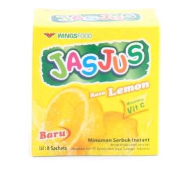Jasjus [7 gr x 50 sachet | 5 Renceng | 1 Pak] Jas jus Lemon Anggur