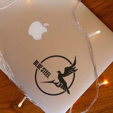 Grapinno Arpeggion of Blue Steel Decal Sticker Laptop for Apple MacBook 13 Inch hitam