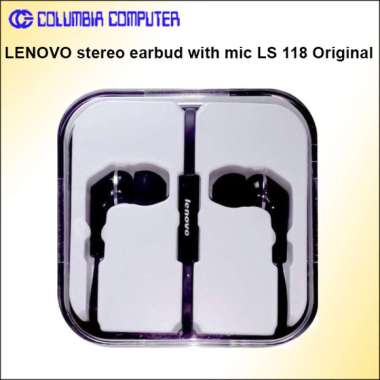 Headset LENOVO Stereo Earbud LS 118 With Mic