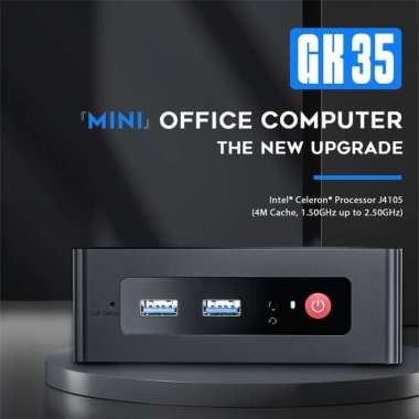 Mini PC GK35 Pro Intel Gemini J4105 8/128GB SSD Windows 10 Pro GK 35 PRO 8/128
