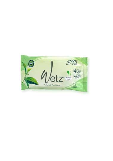 Tisu basah Wetz Green Tea 18's