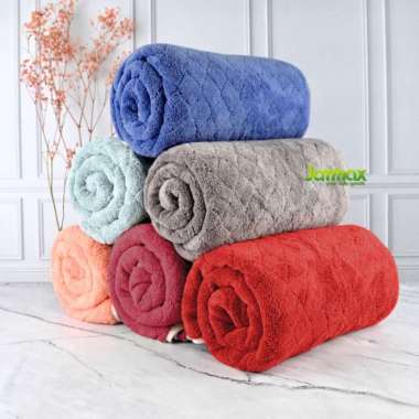 Handuk mandi PENTHOUSE / Bath towel Handuk mandi dewasa Handuk polos - Merah 100 % ORIGINAL Multicol