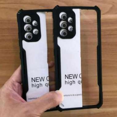 Case Samsung Galaxy A32/A52/A72 Soft Case Armor Ipaky Casing 2021 a72 - hitam transpare