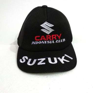 Topi Logo Suzuki Topi Suzuki Topi Jaring Logo Suzuki Mulyocreative Hitam