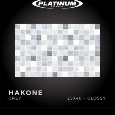 KERAMIK 25X40CM PLATINUM HAKONE GREY