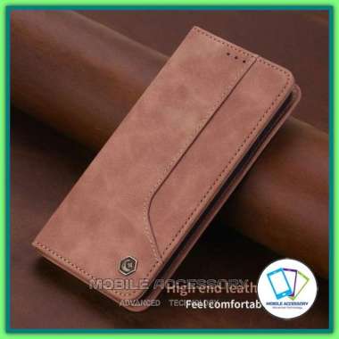 Casing Dompet Iphone X IphoneX Flip Wallet Pola Leather Case Kulit Kartu Card Standing Cover Dudukan