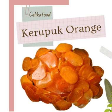 Kerupuk Orange 250 gr Krupuk Sumber Sari Seblak Sumbersari Oren Merah