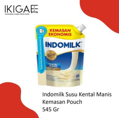 INDOMILK SUSU KENTAL MANIS KEMASAN POUCH Vanilla