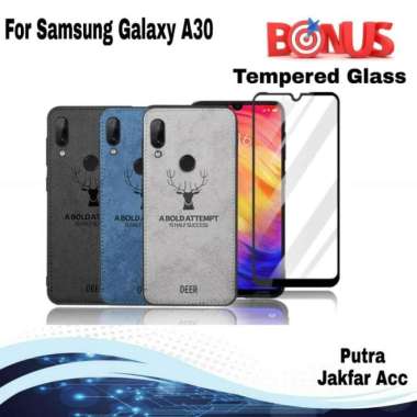 Soft Case Samsung A30 Casing Hp Samsung Galaxy A30 Free Tempered Glass